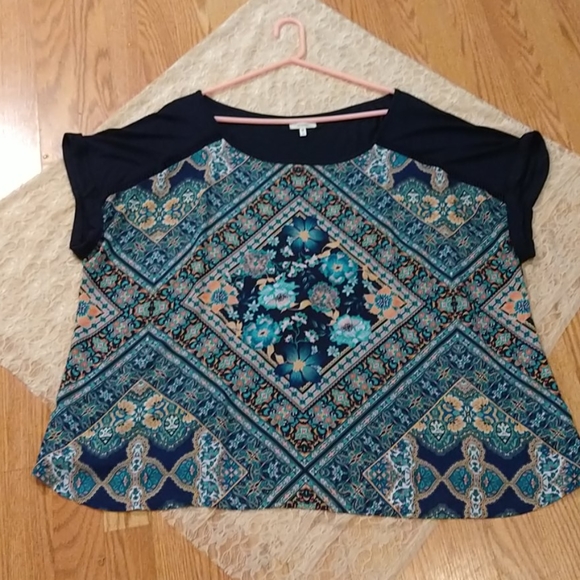 Maurices Tops - NWOT Maurices mixed media top size 3